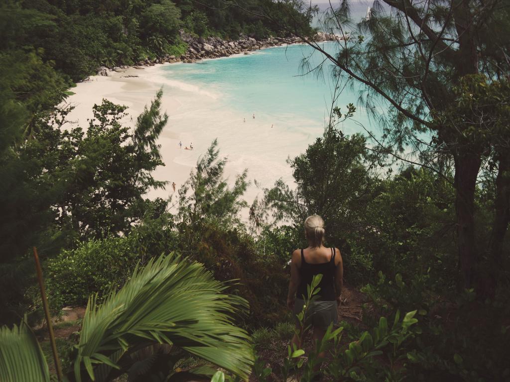 Blick auf die Anse Georgette