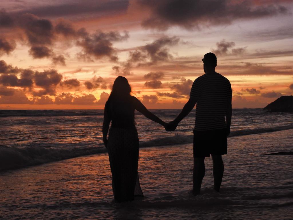 Sonnenuntergang auf La Digue