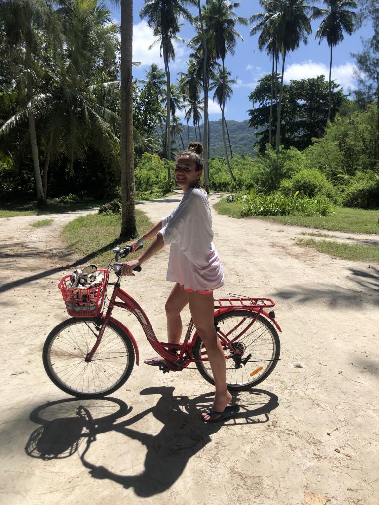 In bicicletta a La Digue