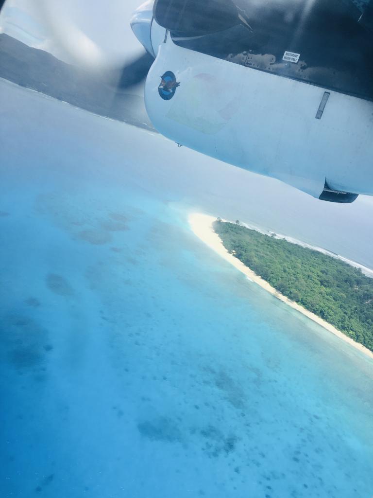 Flug nach Praslin