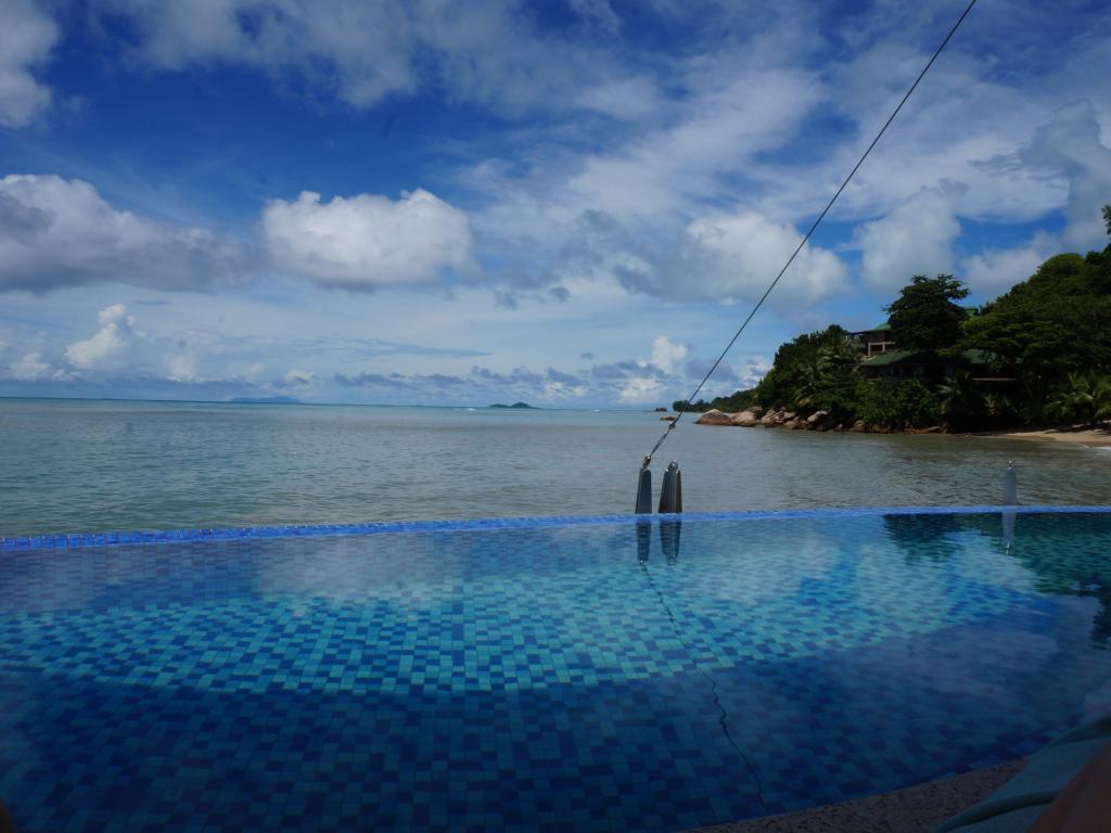 Poolanlage Coco de Mer Praslin