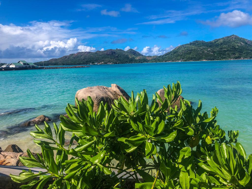 Kleiner Badebereich Chalets Cote de Mer - Praslin