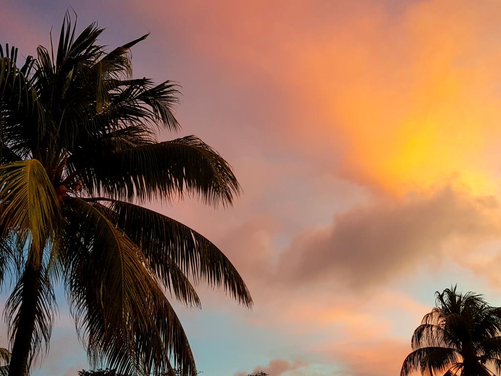 Sunset on La Digue