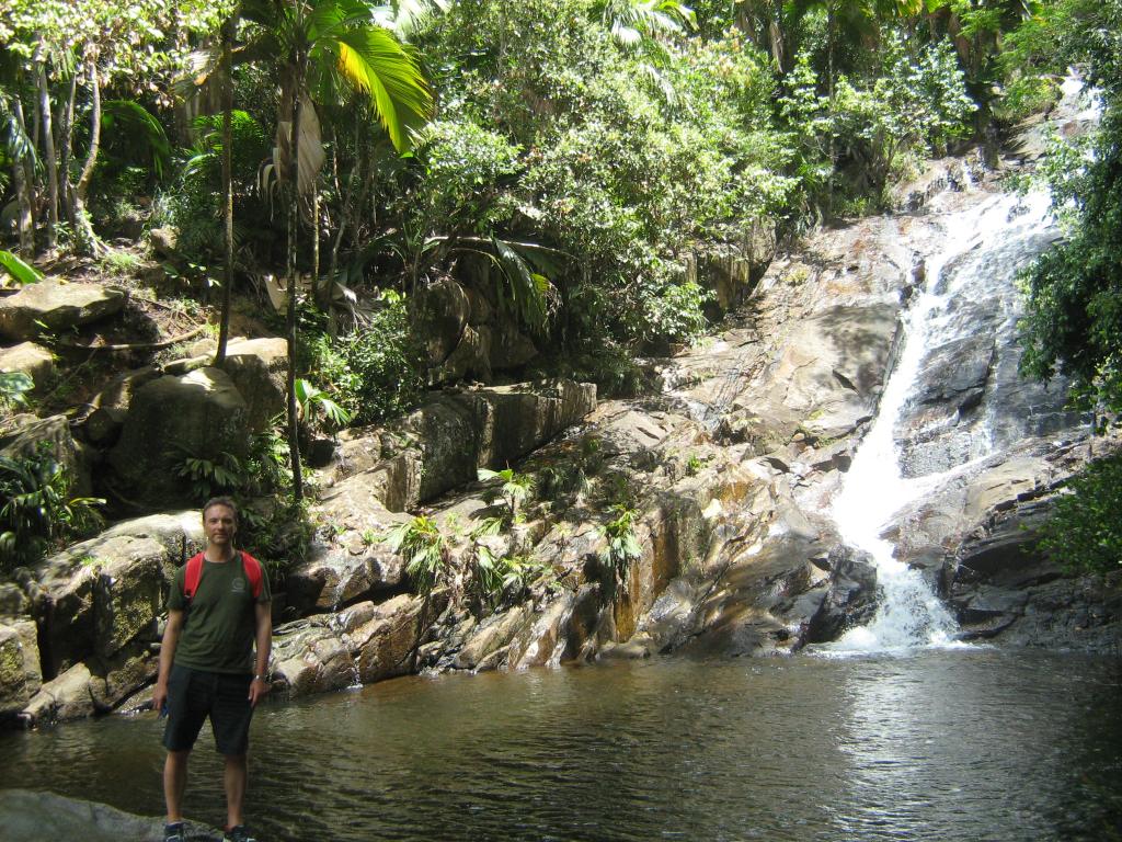 Waterfall, Port Launay