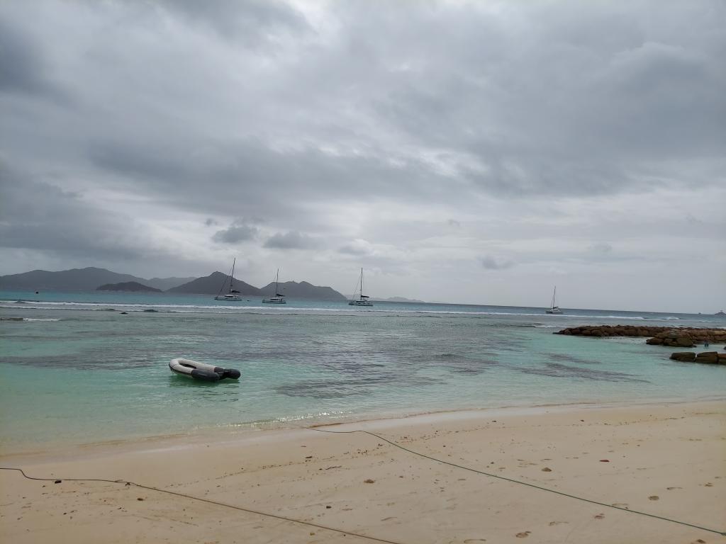 Hafen in La Passe, La Digue