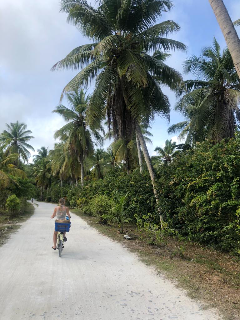 Radfahren auf La Digue