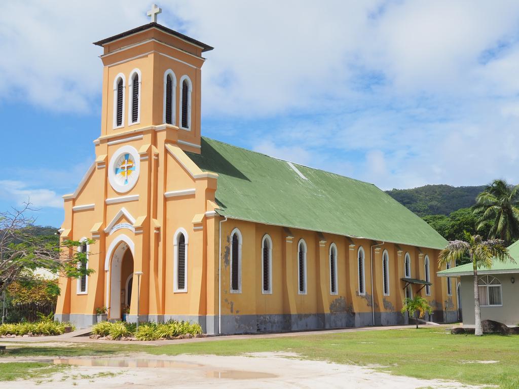 Kirche auf La Digue