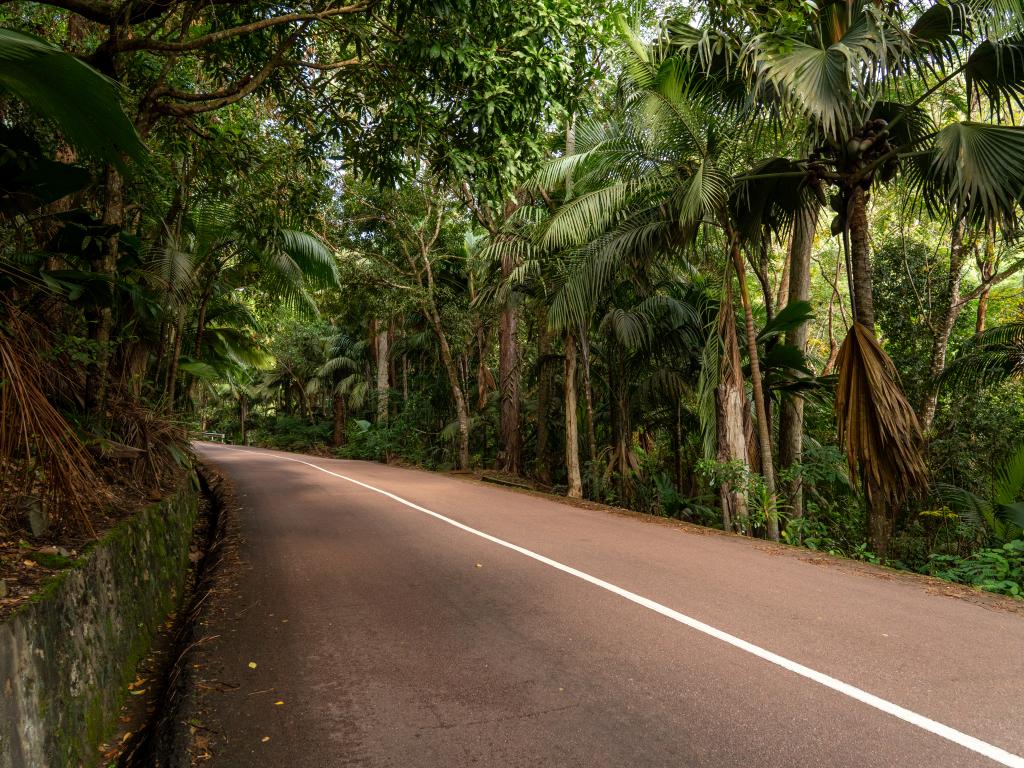 Straße zum Vallee de Mai