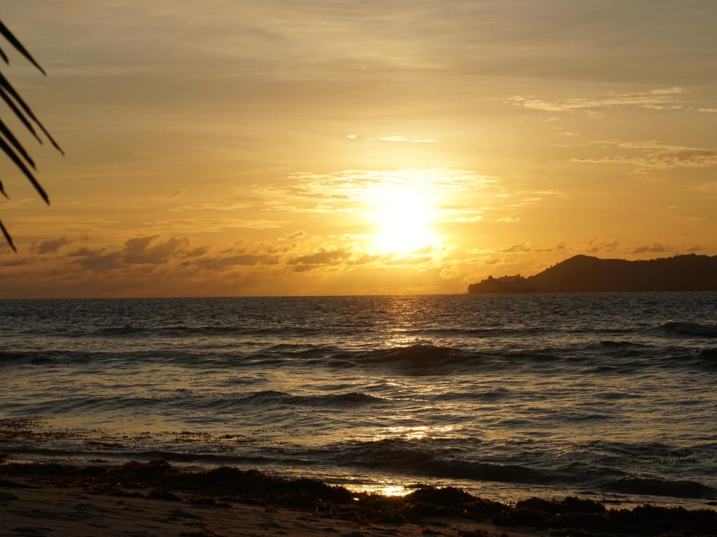 Sonnenuntergang auf La Digue