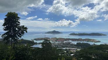 Aussicht auf Eden Island