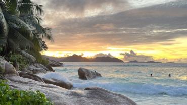 Sonnenuntergang auf La Digue