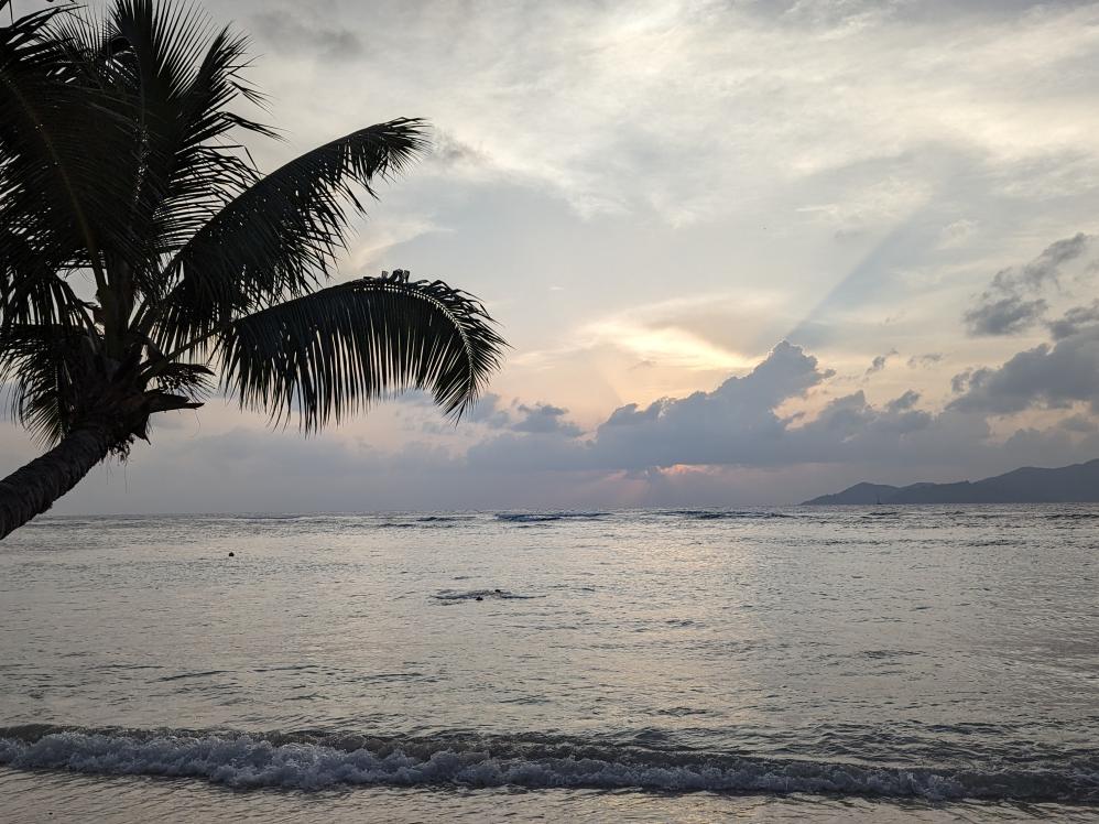 Sonnenuntergang auf La Digue