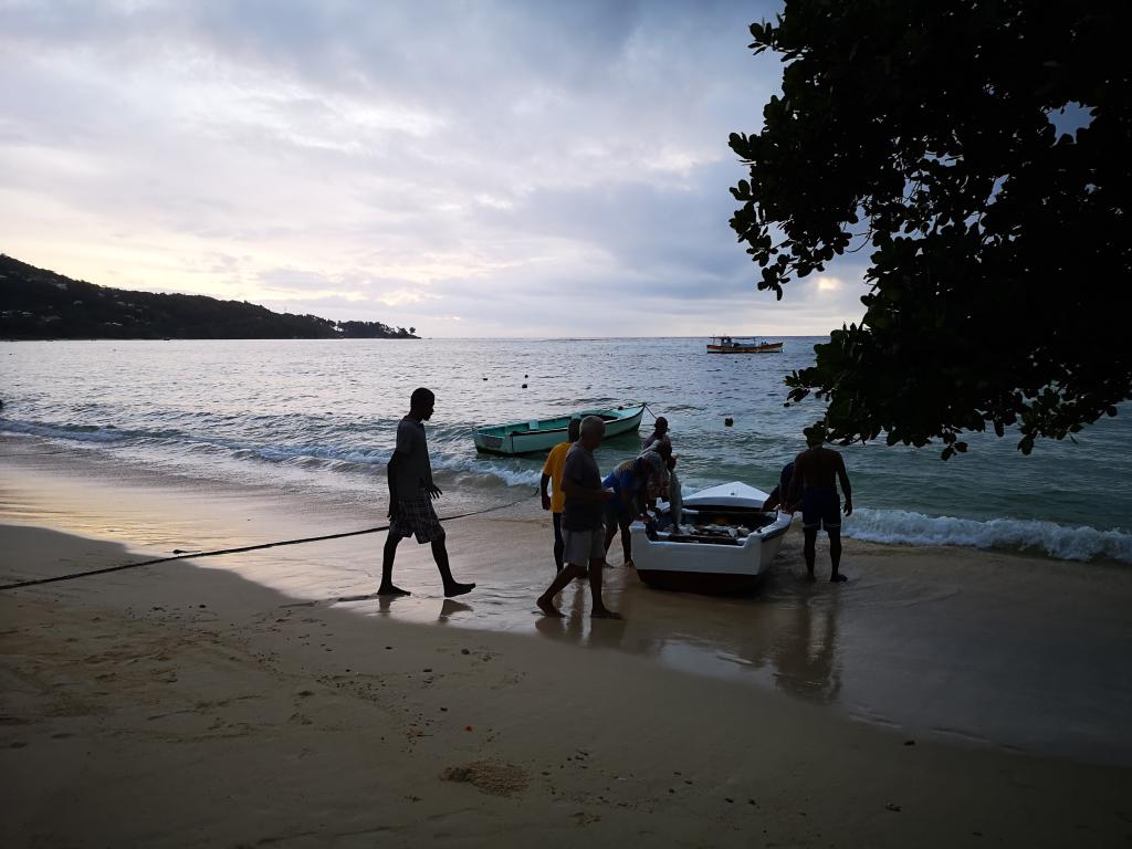 Mahé, Coco Blanche-Hausstrand