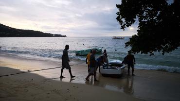 Mahé, Coco Blanche-Hausstrand