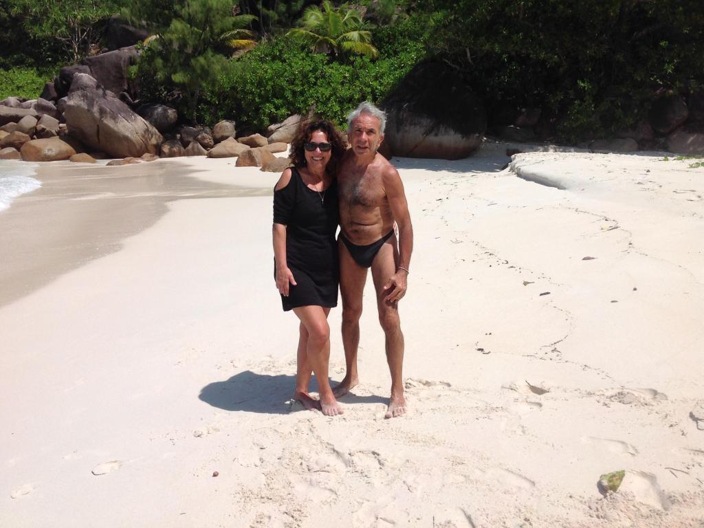 Pinin e Silvana ad Anse Georgette - Praslin