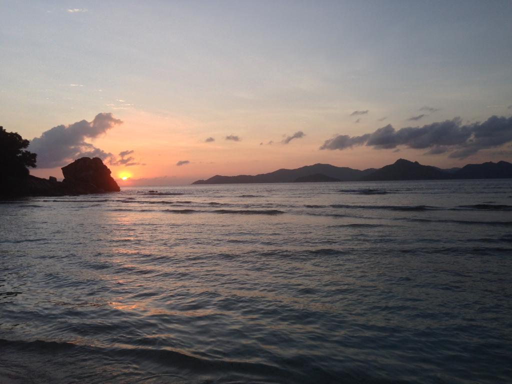 La Digue, Tramonto Anse Severe