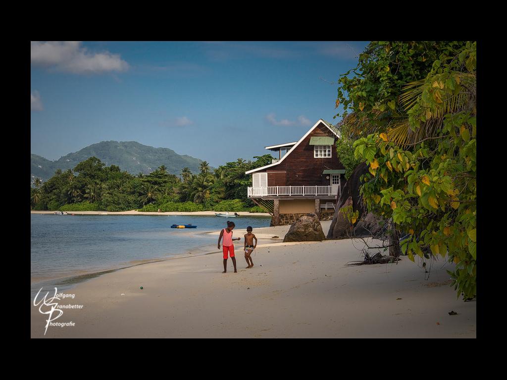 Strand auf Cerf Island