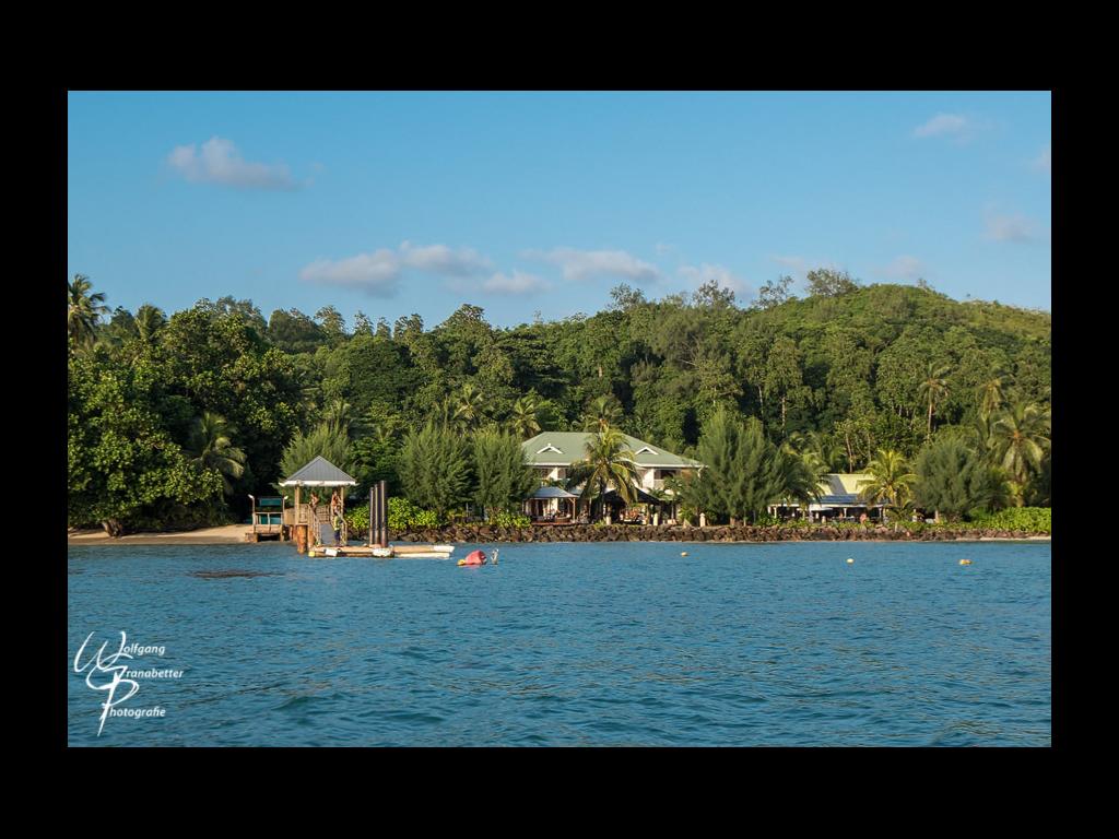 Überfahrt nach Cerf Island, Hotel  L‘habitation