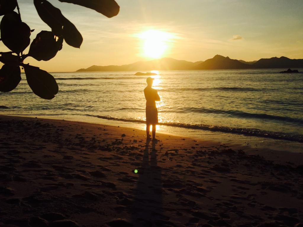 Sonnenuntergang La Digue