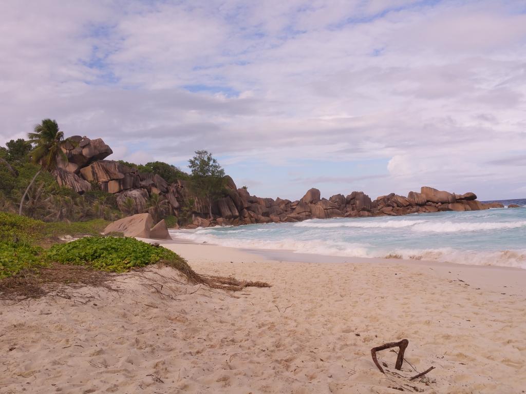 Strand auf La Digue