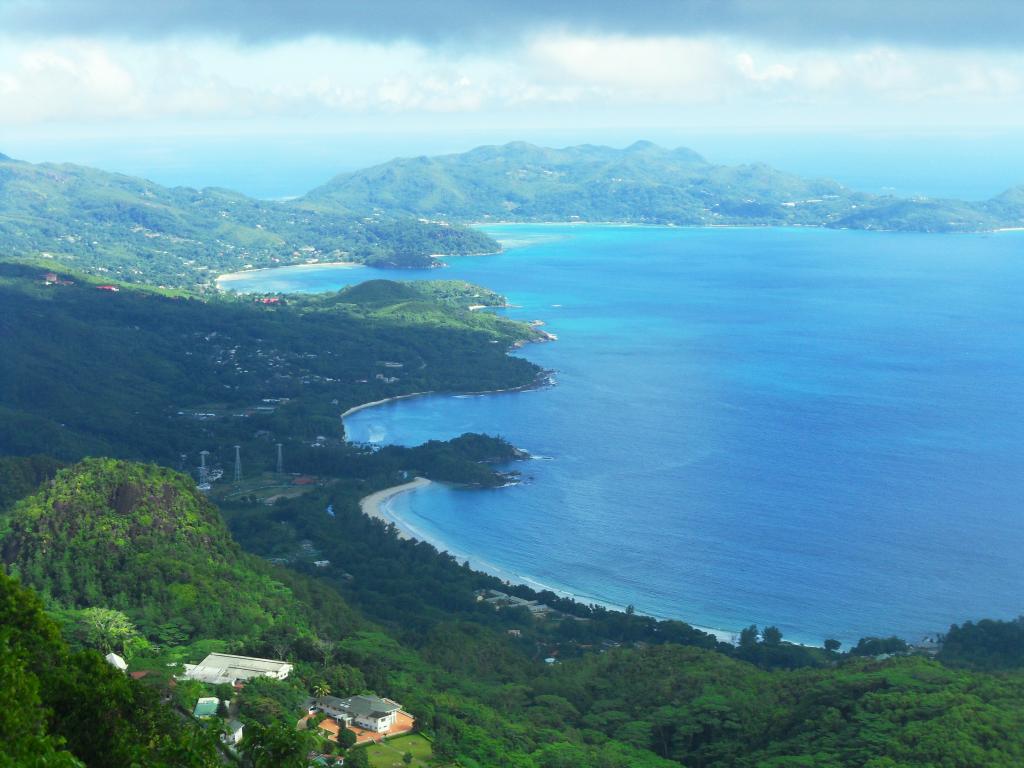 Vista dalla piattaforma del Morne Blanc