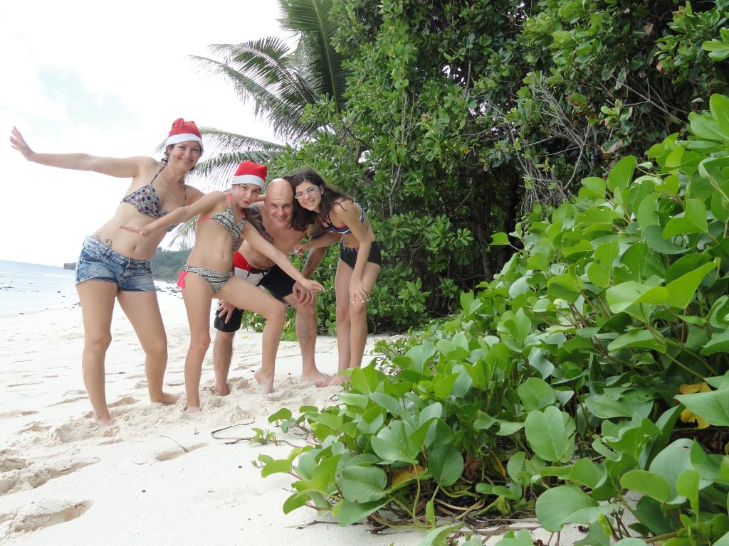 La Digue, Anse Caïman le 25 décembre