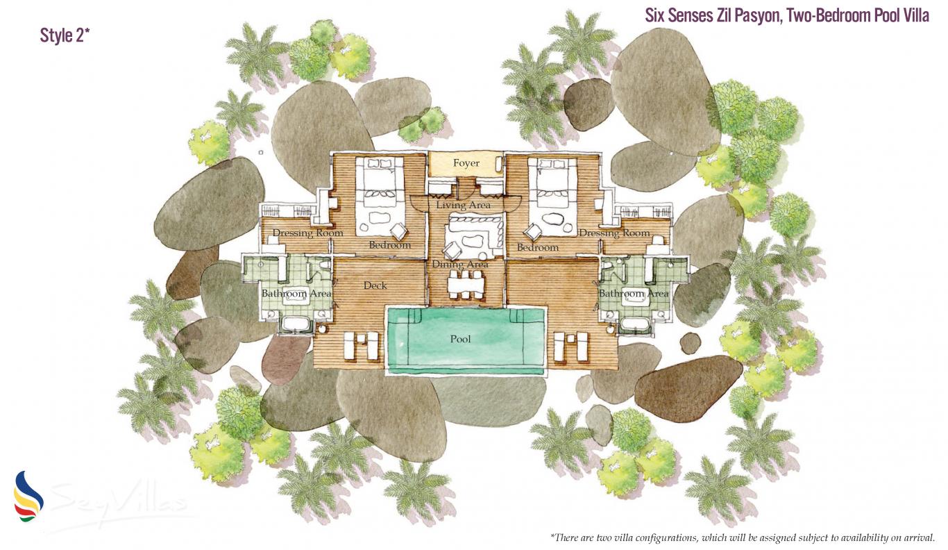 Six Senses Zil Pasyon - Resort - 2-Bedroom Signature Pool Villa ...