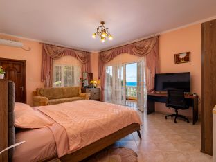 Chambre double deluxe avec balcon et vue sur mer