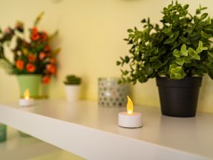 Doppelzimmer mit Balkon und Meerblick